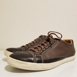 Cole Haan Men Size 10 M Leather Tie Top Low Profile Sneaker